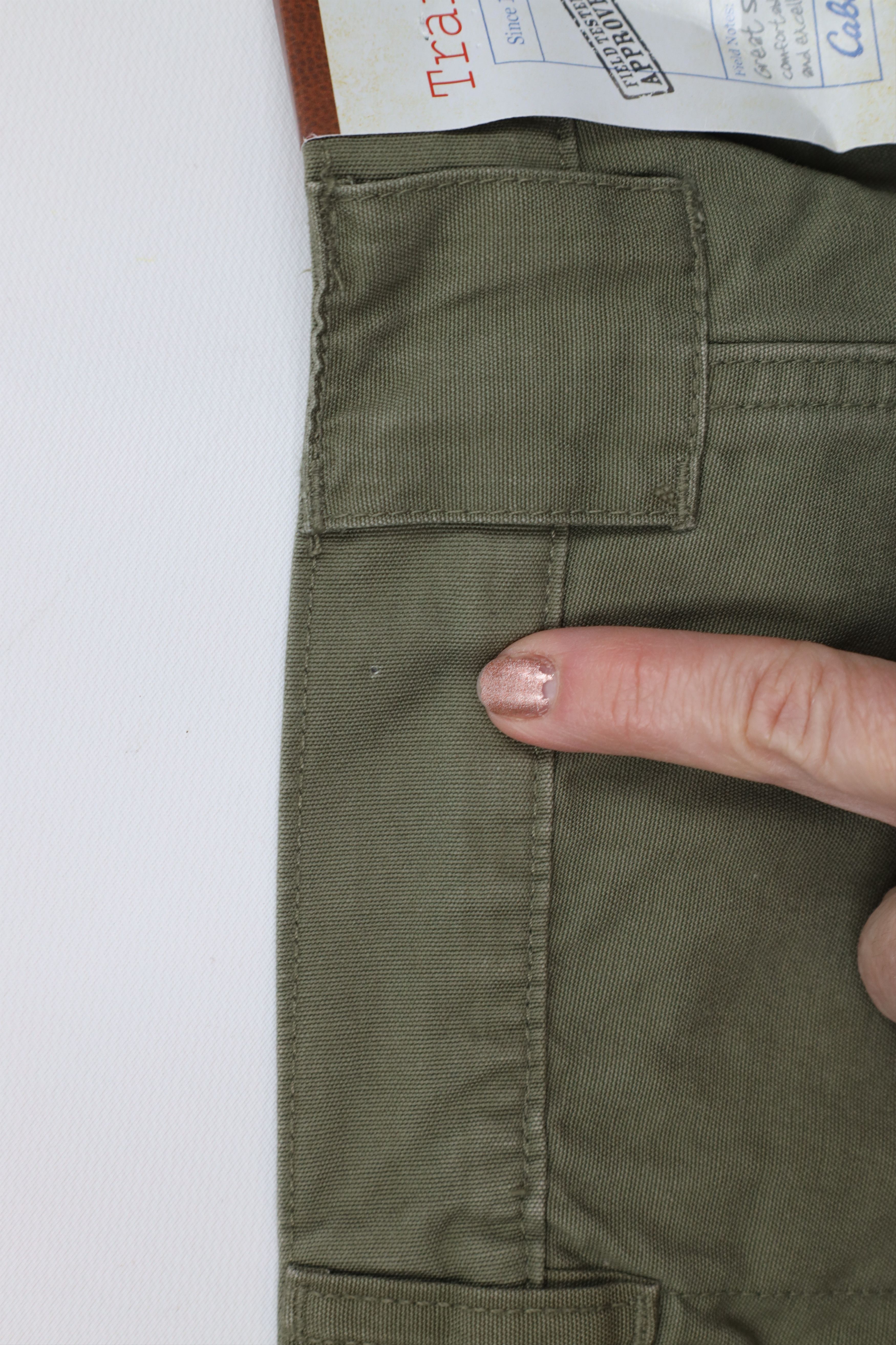 Cabelas × Vintage Deadstock Vintage Y2K Cabelas Knee Canvas Cargo Shorts Green Size US 44 / EU 60 - 16 Thumbnail