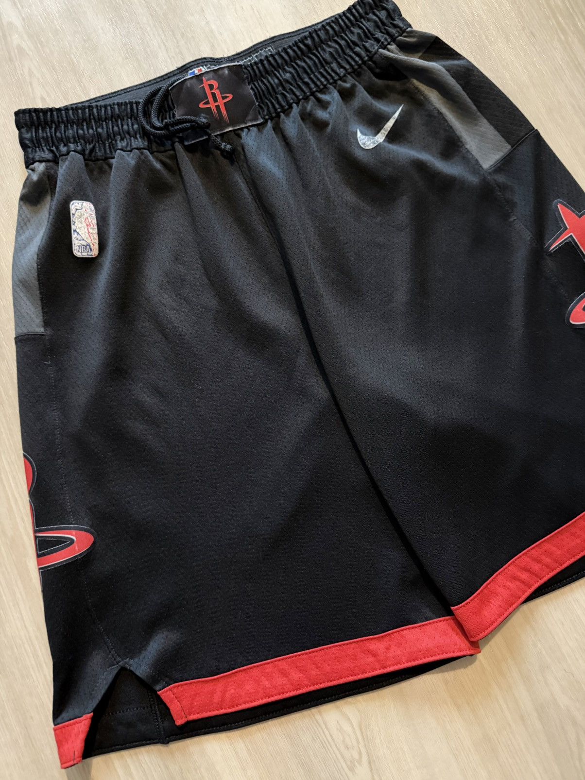 Nike Nike Houston Rockets NBA Authentics Black Red Size 34 Size US 32 / EU 48 - 3 Thumbnail