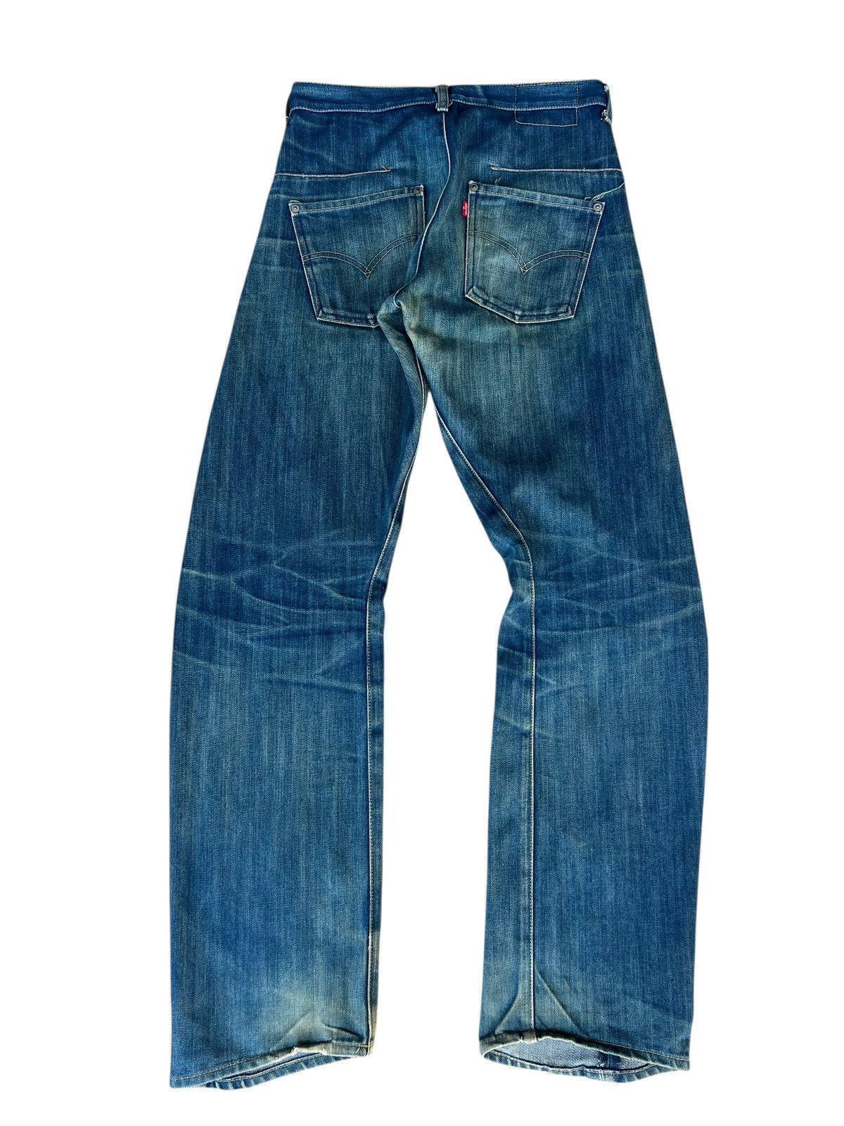 Levi's Vintage 2001 Levi’s Engineered Regular Dirty Mud Denim Jeans Size US 30 / EU 46 - 14 Thumbnail