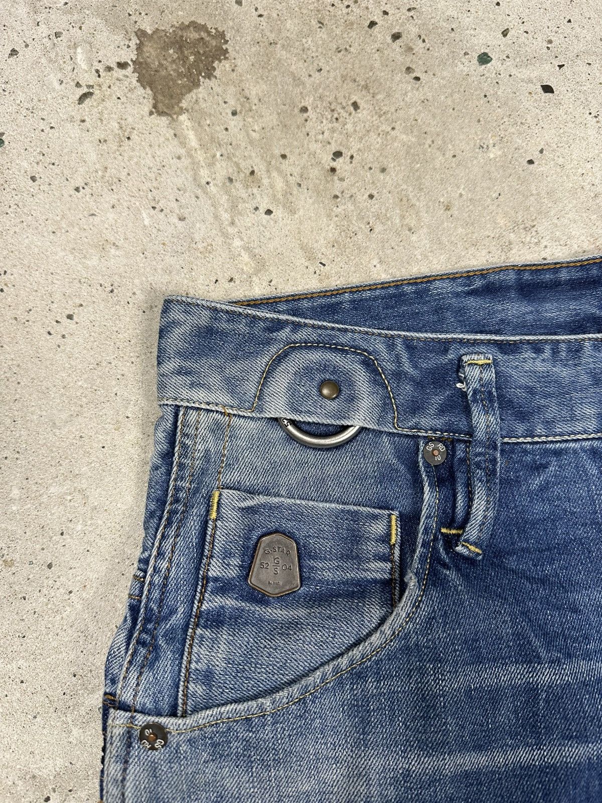 G-Star Vintage Y2K G Star Raw Tapered Denim Pants Jeans Zippers Size US 30 / EU 46 - 9 Thumbnail