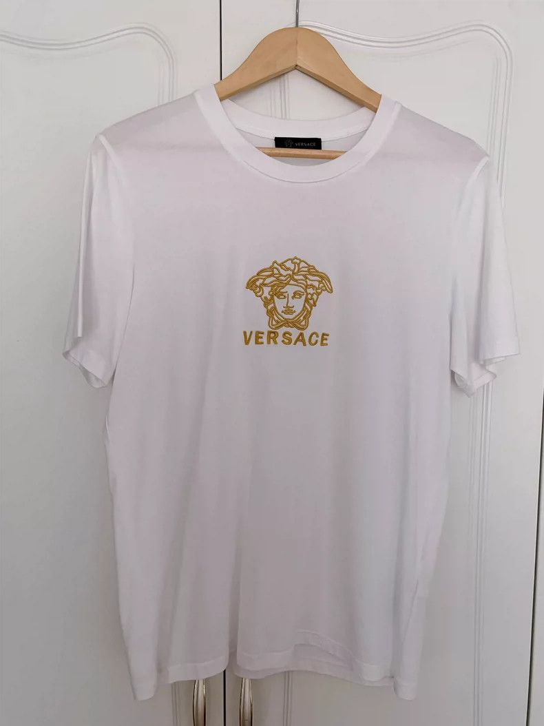 Versace Versace White t-shirt Size US M / EU 48-50 / 2 - 1 Thumbnail