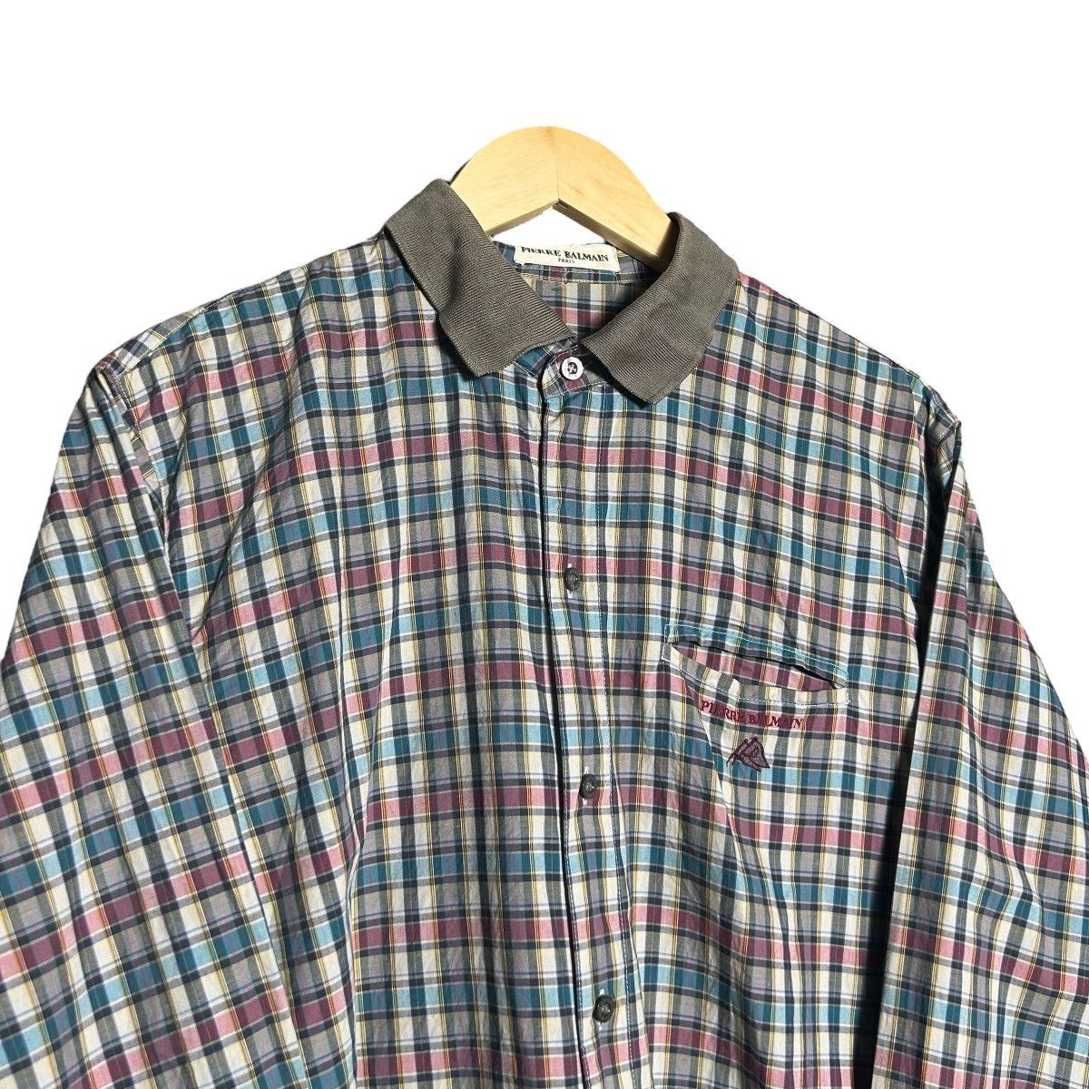 Pierre Balmain × Vintage Vintage Pierre Balmain Paris Polo Shirt Size US L / EU 52-54 / 3 - 3 Thumbnail