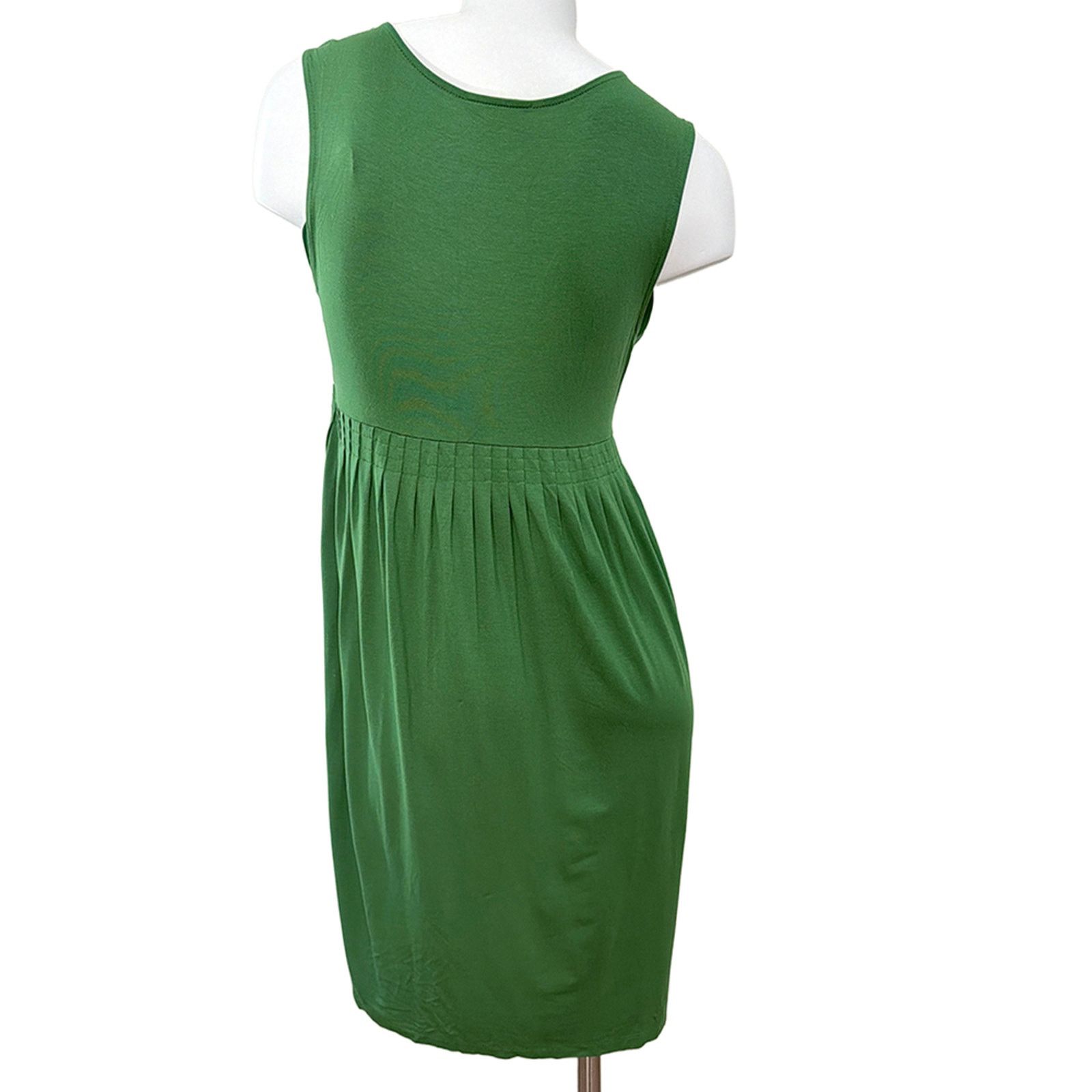 Ann Taylor Ann taylor loft summer dress babydoll vneck sleeveless green Size S / US 4 / IT 40 - 2 Thumbnail