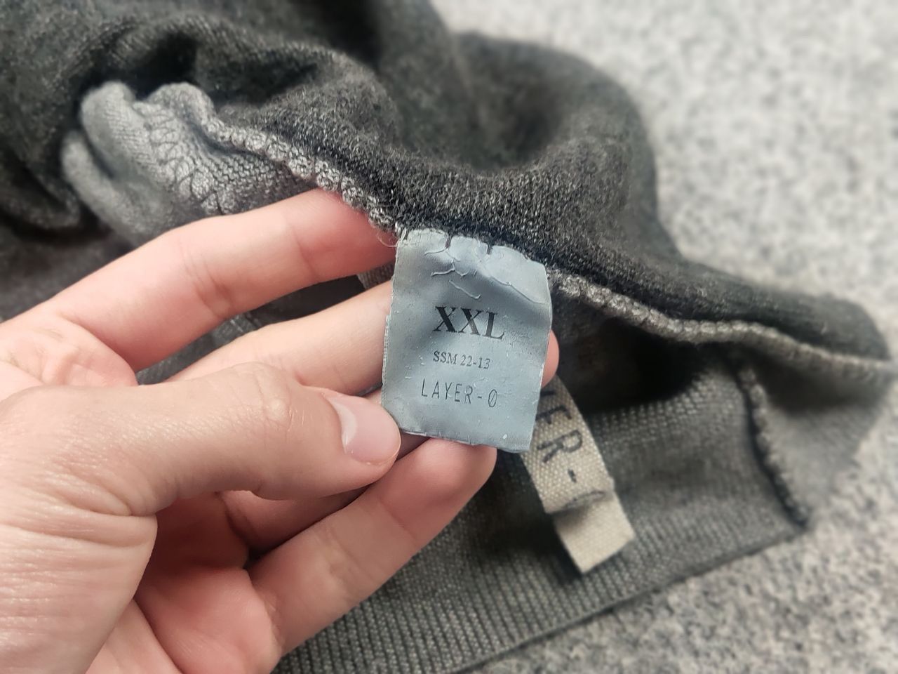 Layer-0 Layer-0 ssm22-13 Design Cashmere Scarstitch Overlock Sweater Size US XL / EU 56 / 4 - 17 Thumbnail