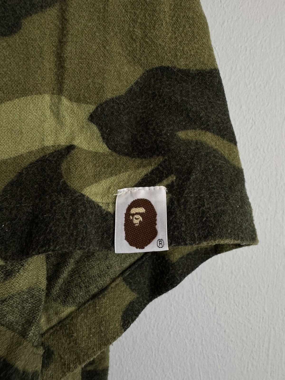 Bape A Bathing Ape Bape Camo Open Collar Shirt Size US L / EU 52-54 / 3 - 7 Thumbnail