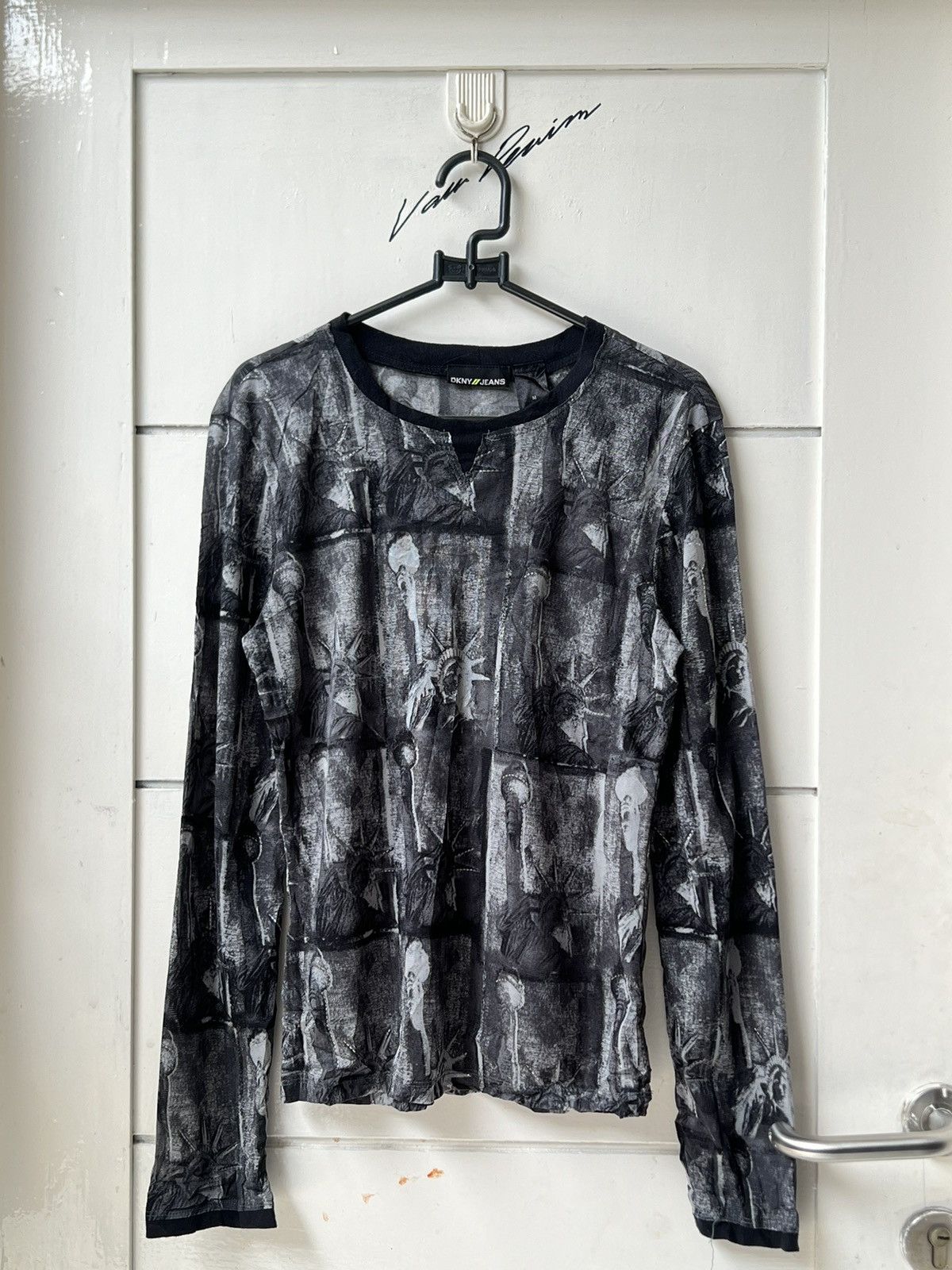 DKNY DKNY Jeans Mesh T-shirt Size US XS / EU 42 / 0 - 9 Thumbnail