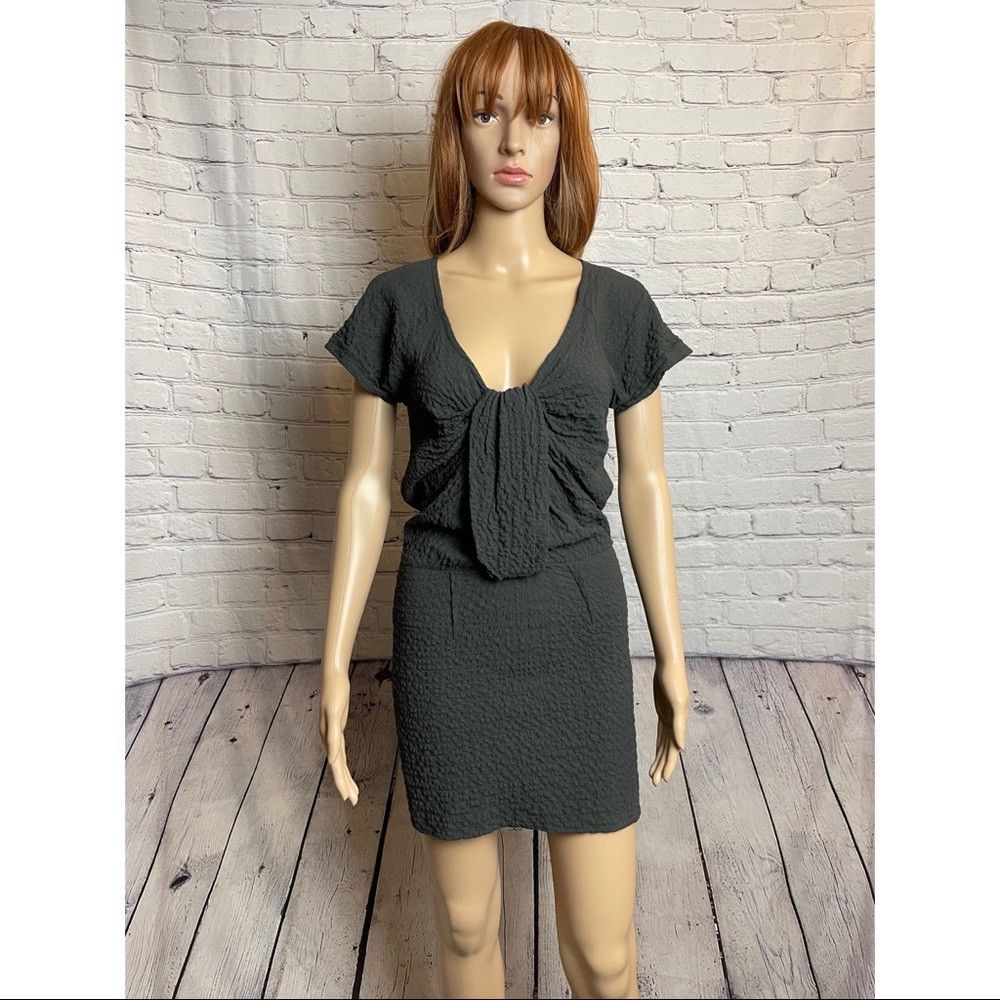 Isabel Marant Isabel Marant Viscose Wool Blend Grey DRESS Size S Size S / US 4 / IT 40 - 1 Thumbnail
