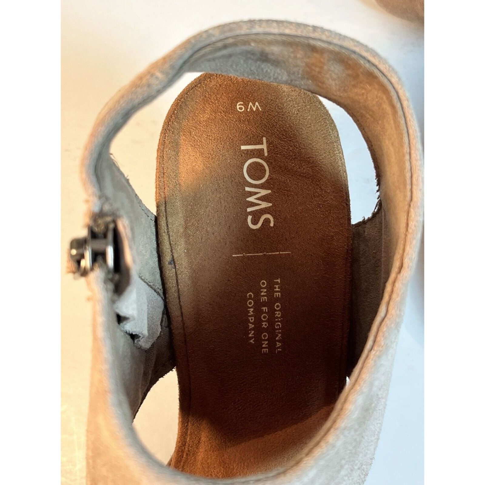 Toms TOMS Suede Majorca Cutout Block Heels Womens Casual Sandals Size US 9 / IT 39 - 10 Thumbnail