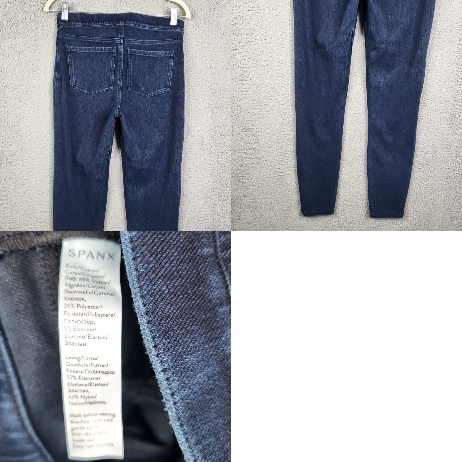 Spanx Spanx Jeans Ankle Pull-on Blue Women’s Size M Regular Pockets Denim Cotton Polyester elastane 90s? No not. Size 32" / US 10 / IT 46 - 8 Thumbnail