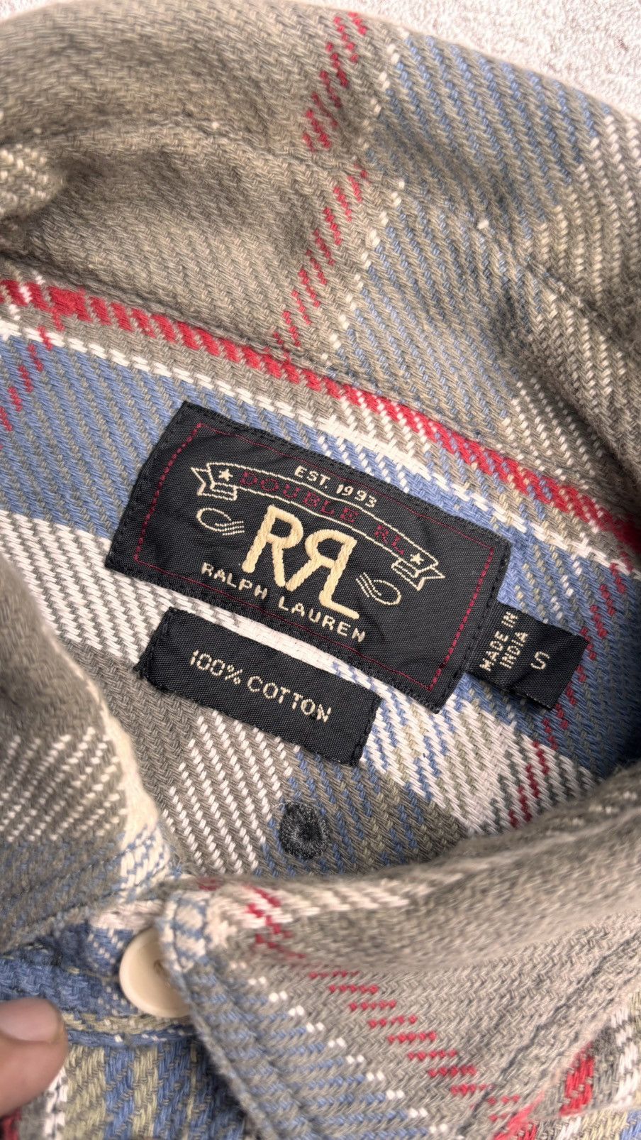 RRL Ralph Lauren RRL ralph lauren double RL plaid flanel Size US M / EU 48-50 / 2 - 3 Thumbnail
