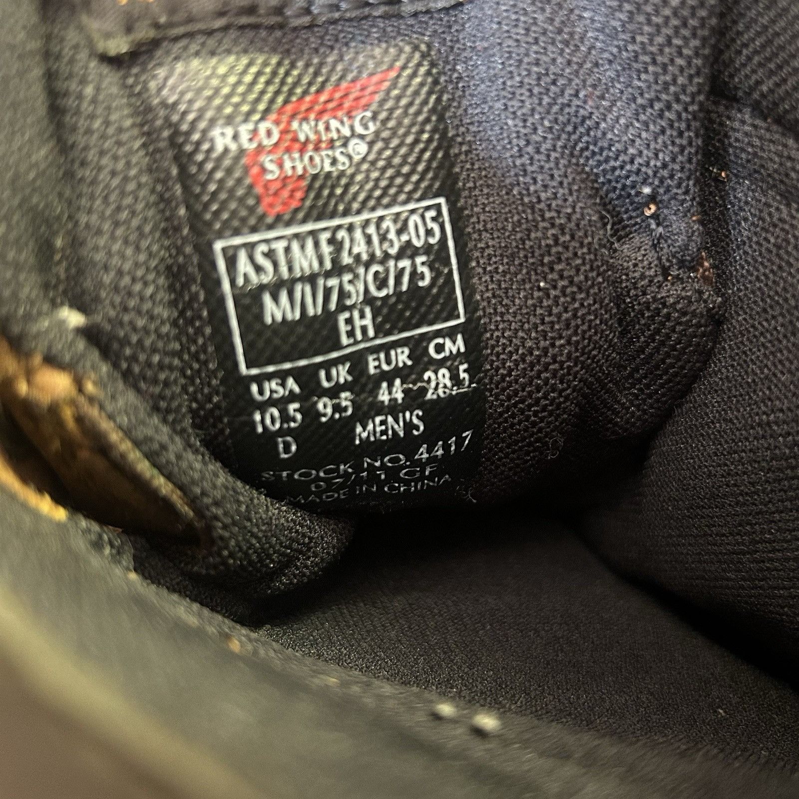 Red Wing Red Wing 4417 Steel Toe Loggermax Work Boots Mens 10.5 D Size US 10.5 / EU 43-44 - 4 Thumbnail