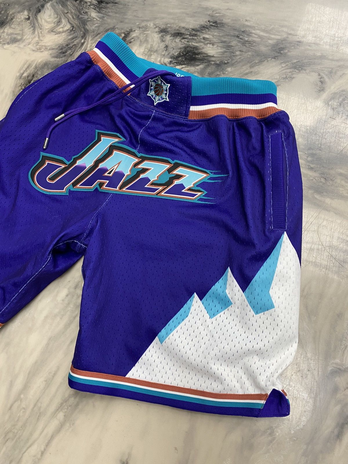 Just Don Just Don Utah jazz shorts purple road small authentic Size US 30 / EU 46 - 3 Thumbnail