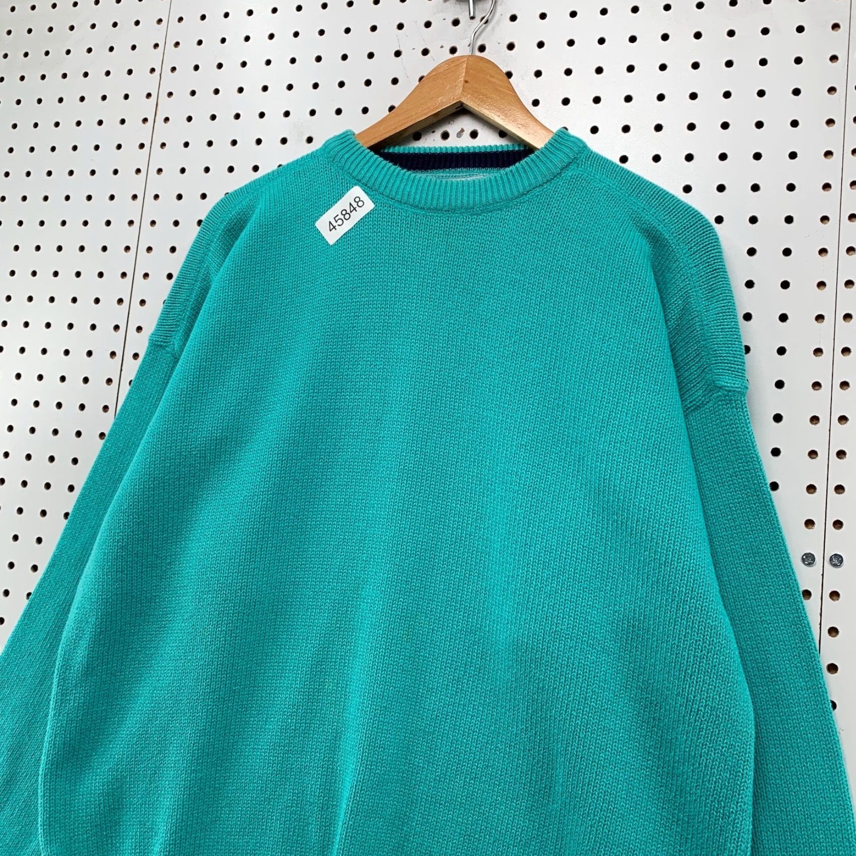 Altea VINTAGE Field Gear Sweater Mens Large Teal Knit Crewneck Pullover Outdoor Casual Winter Knitwear Size US L / EU 52-54 / 3 - 4 Thumbnail