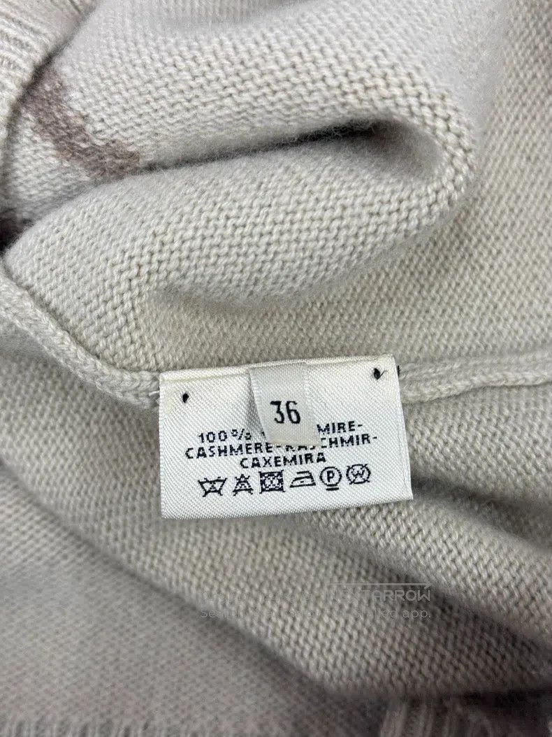 Hermes Hermes Apricot Cashmere Knit Top Size XS / US 0-2 / IT 36-38 - 4 Thumbnail