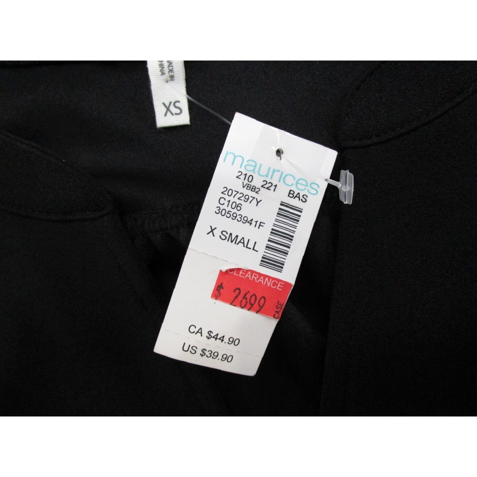 Vintage Maurices Women's Sleeveless Pullover Black Dress XS Casual Dress Halter Neckline Midi Sheath Black Womens XS Size XS / US 0-2 / IT 36-38 - 3 Thumbnail