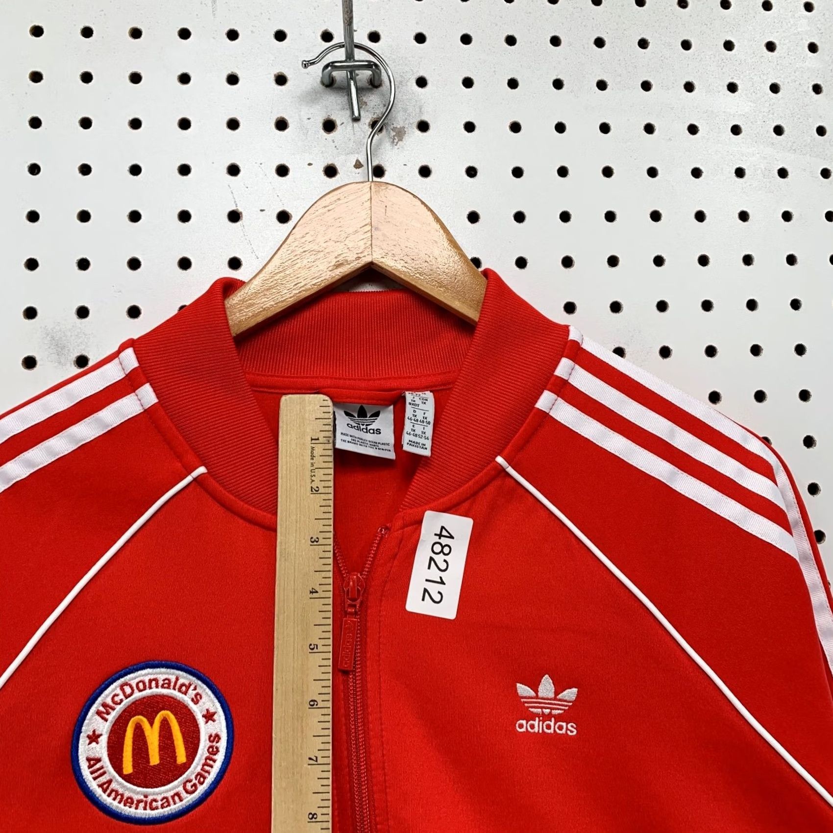 Vintage McDonald's All American Games Track Jacket Mens XL Red Trefoil Zip Up Size US XL / EU 56 / 4 - 7 Thumbnail