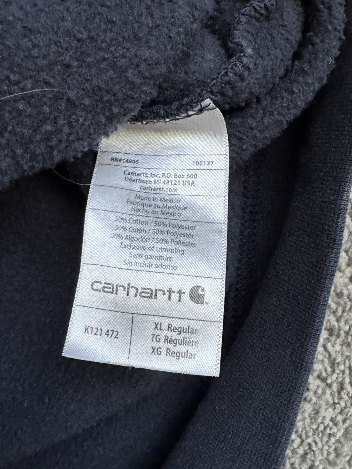 Carhartt Carhartt Hoodie LOGO Grey SWEATSHIRT, Size XL Size US XL / EU 56 / 4 - 5 Thumbnail