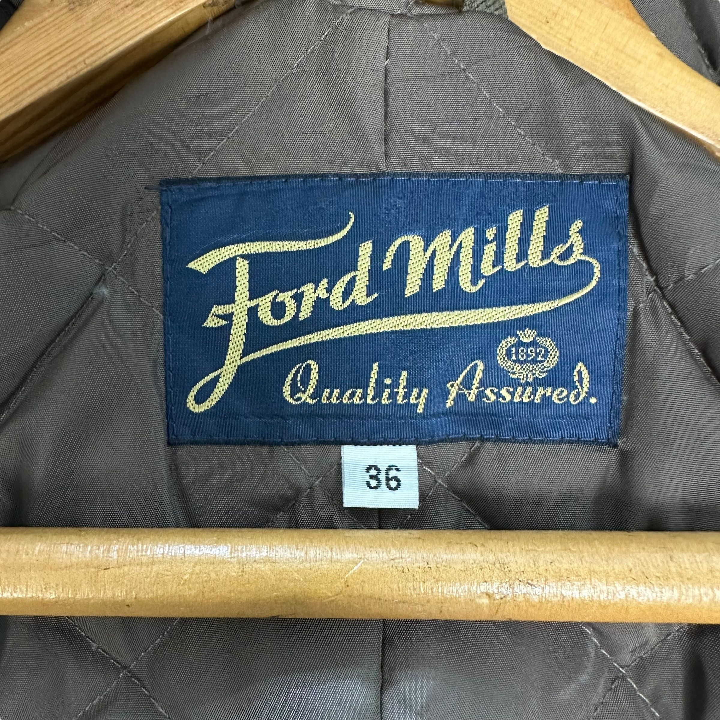 Ford FORD MILLS Raccoon Fur Hooded Wool Parka #A24-0552 Size XS / US 0-2 / IT 36-38 - 8 Thumbnail