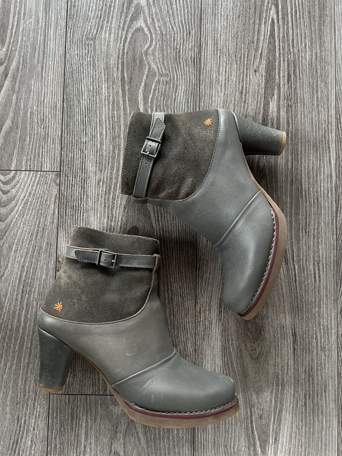 Other Rare The Art Company Cool System Leather Ykk zip Hills Boots Size US 9 / IT 39 - 7 Thumbnail