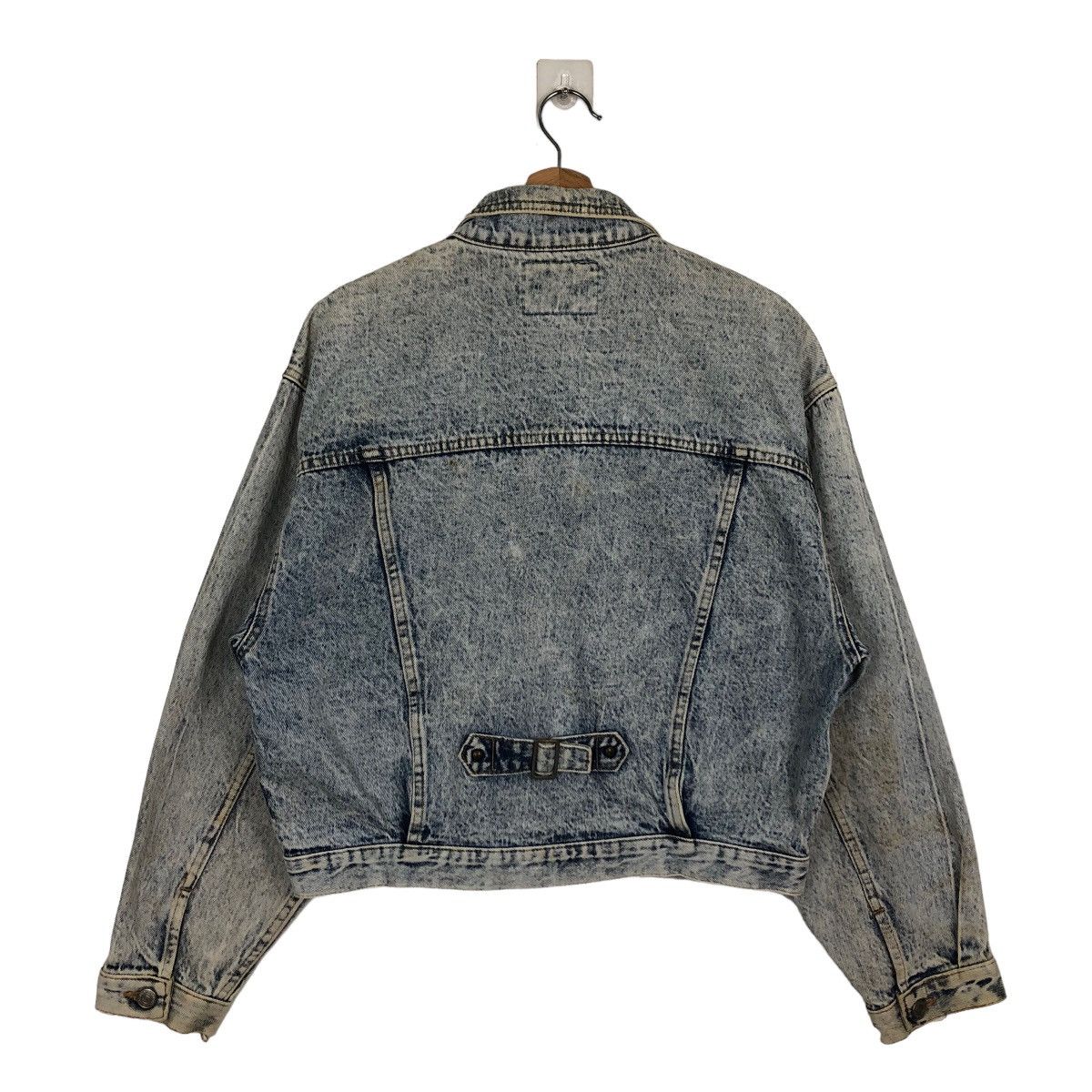 Japanese Brand VINTAGE TRUCKER ACID WASH CROPPED JACKET BIG JOHN JAPAN Size US L / EU 52-54 / 3 - 7 Thumbnail