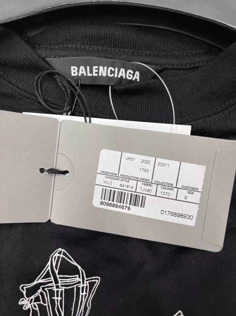 Balenciaga Balenciaga Casual printed oversized short sleeve T-shirt Size US XS / EU 42 / 0 - 5 Thumbnail