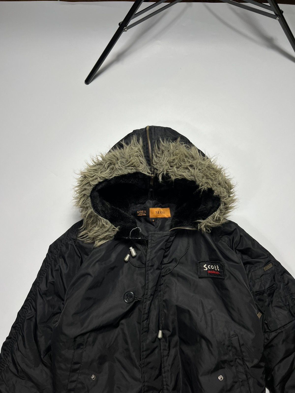 Schott Fur Hood Attached Scott N-2B Cropped Fligh Bomber Jacket Size US S / EU 44-46 / 1 - 6 Thumbnail