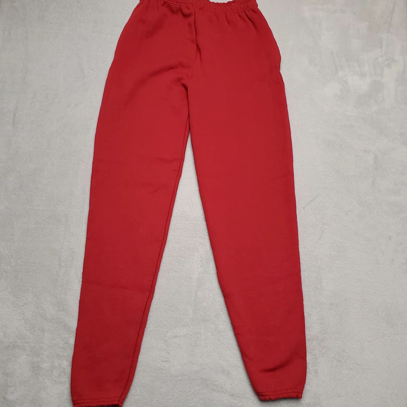 Vintage VINTAGE Pro Spirit Sweat Pants Mens S Red Cotton Blend Made in USA Y2K 90s Sweatpants Mens Red USA Cotton Blend Pro Spirit Pants S Size US 29 - 7 Thumbnail