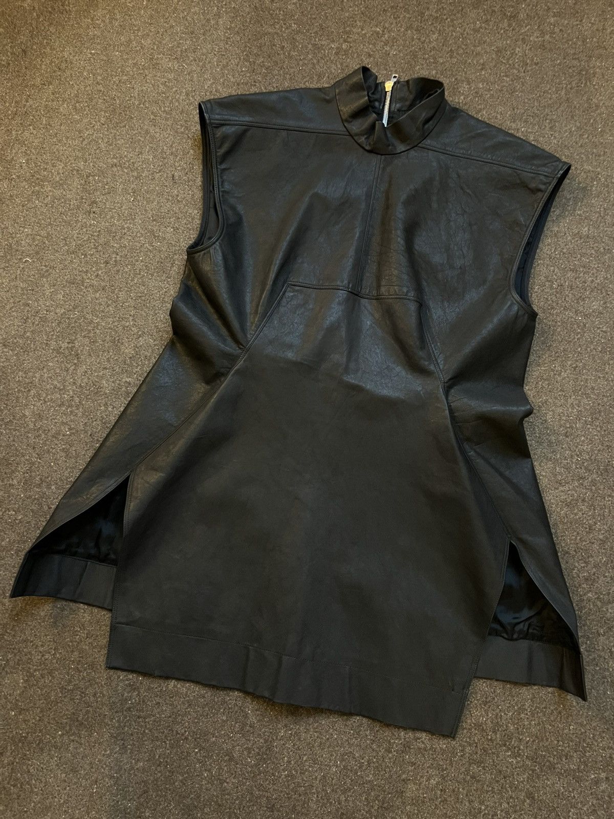 Rick Owens Rick Owens SS14 Leather Tunic Size US S / EU 44-46 / 1 - 5 Thumbnail