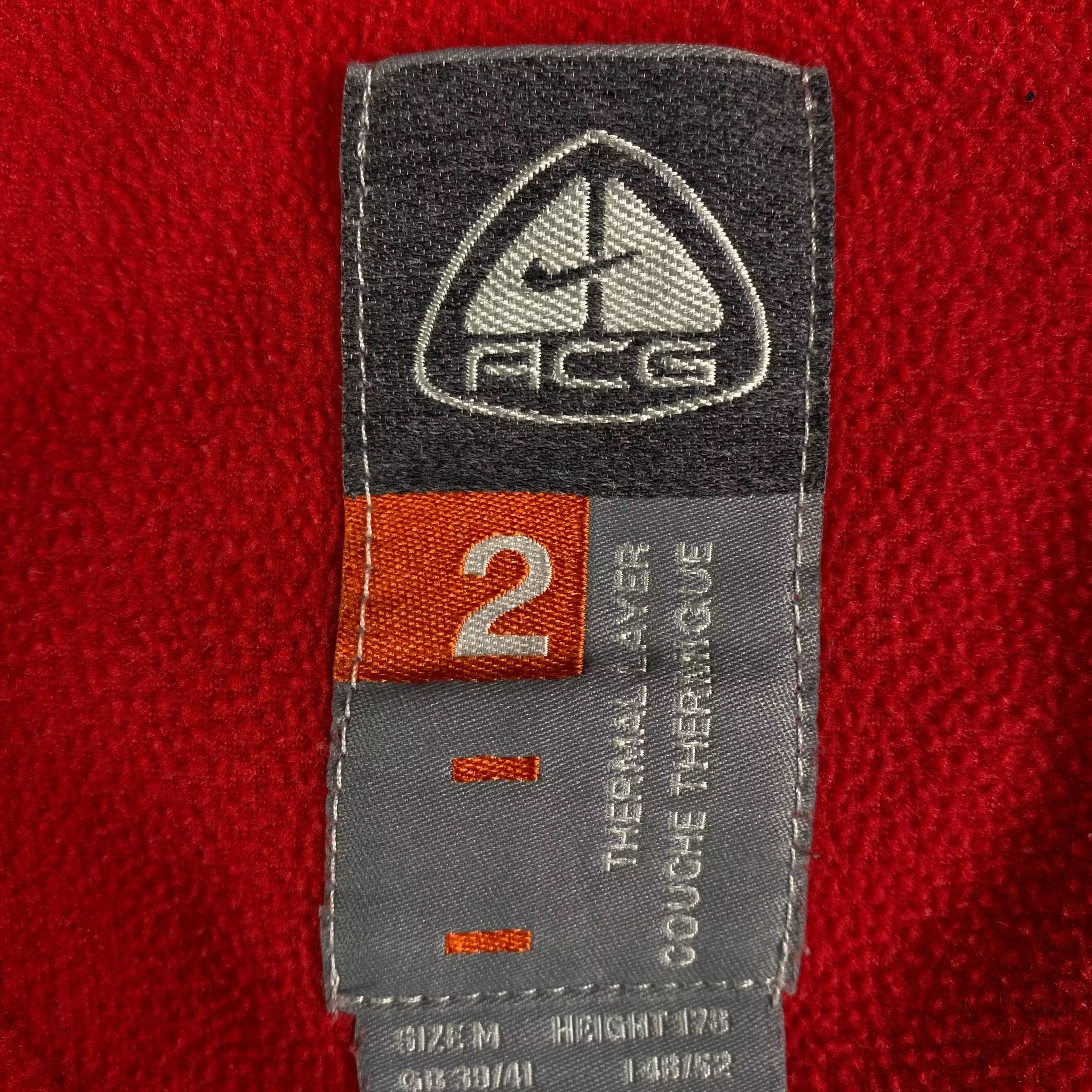 Nike × Nike ACG Mens Fleece Vest Nike ACG Size M Red Size US M / EU 48-50 / 2 - 6 Thumbnail