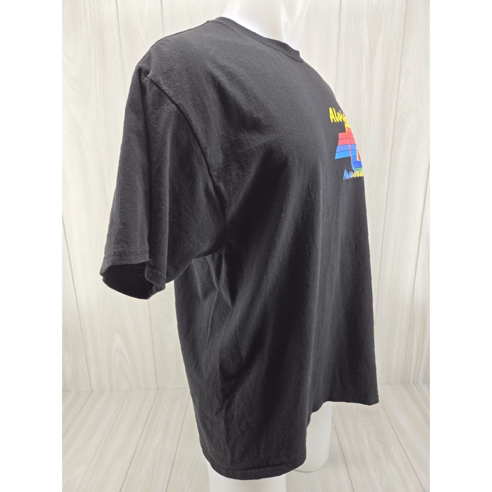 Delta Delta Alvin's Island Panama City Beach Surfer T Shirt 2XL Black Men Short Sleeve Cotton Round Neck Graphic Print T-Shirt Size US XXL / EU 58 / 5 - 5 Thumbnail