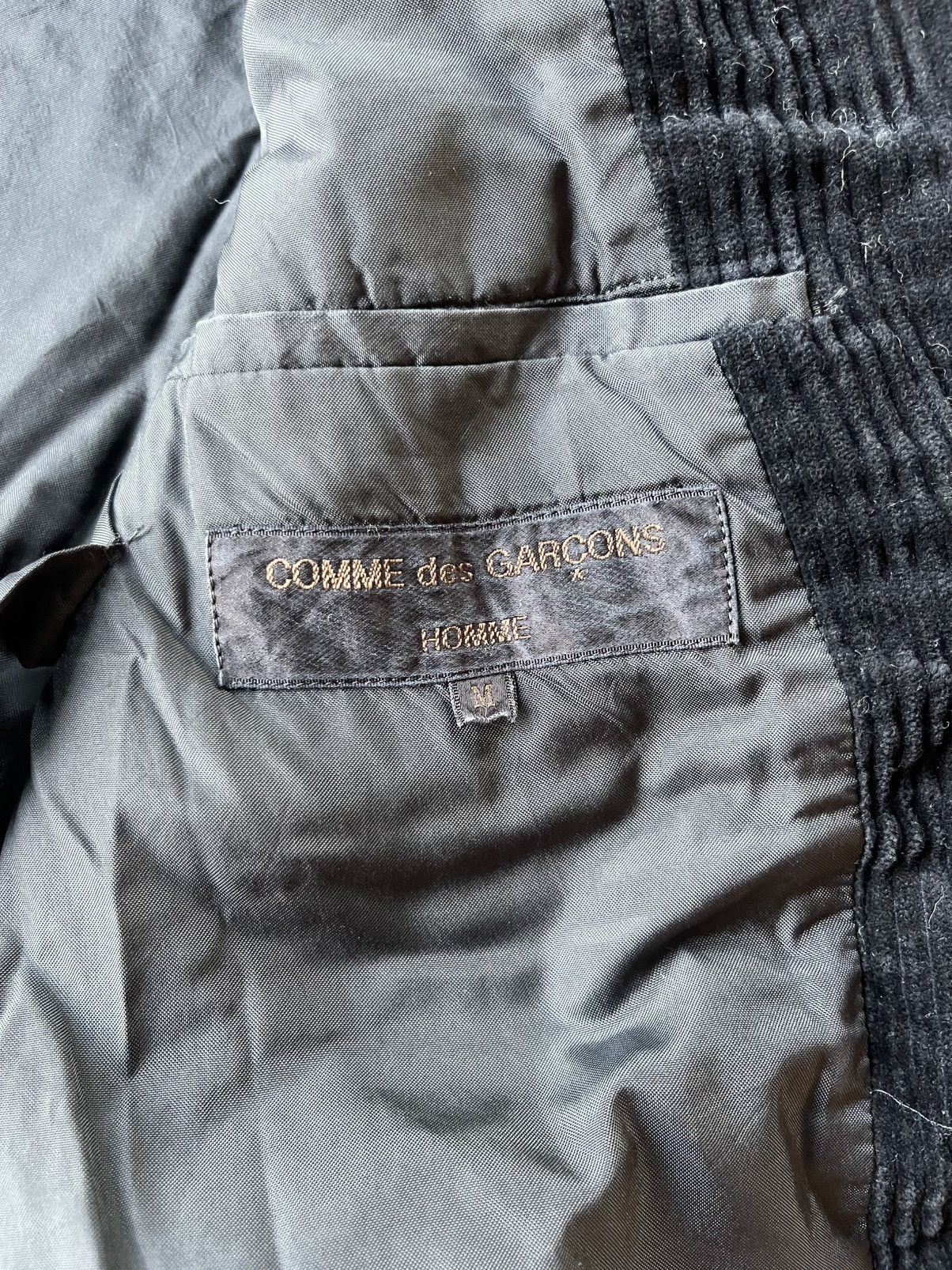 Comme des Garcons Homme Vintage Comme Des Garcons AD1990 Corduroy Faded Arms Jacket Size US M / EU 48-50 / 2 - 12 Thumbnail