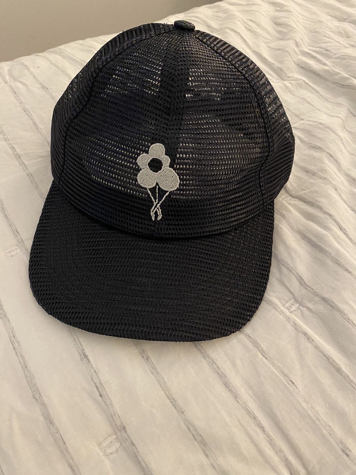 Other Dancer Navy Flower Cap NWT Size ONE SIZE - 2 Thumbnail