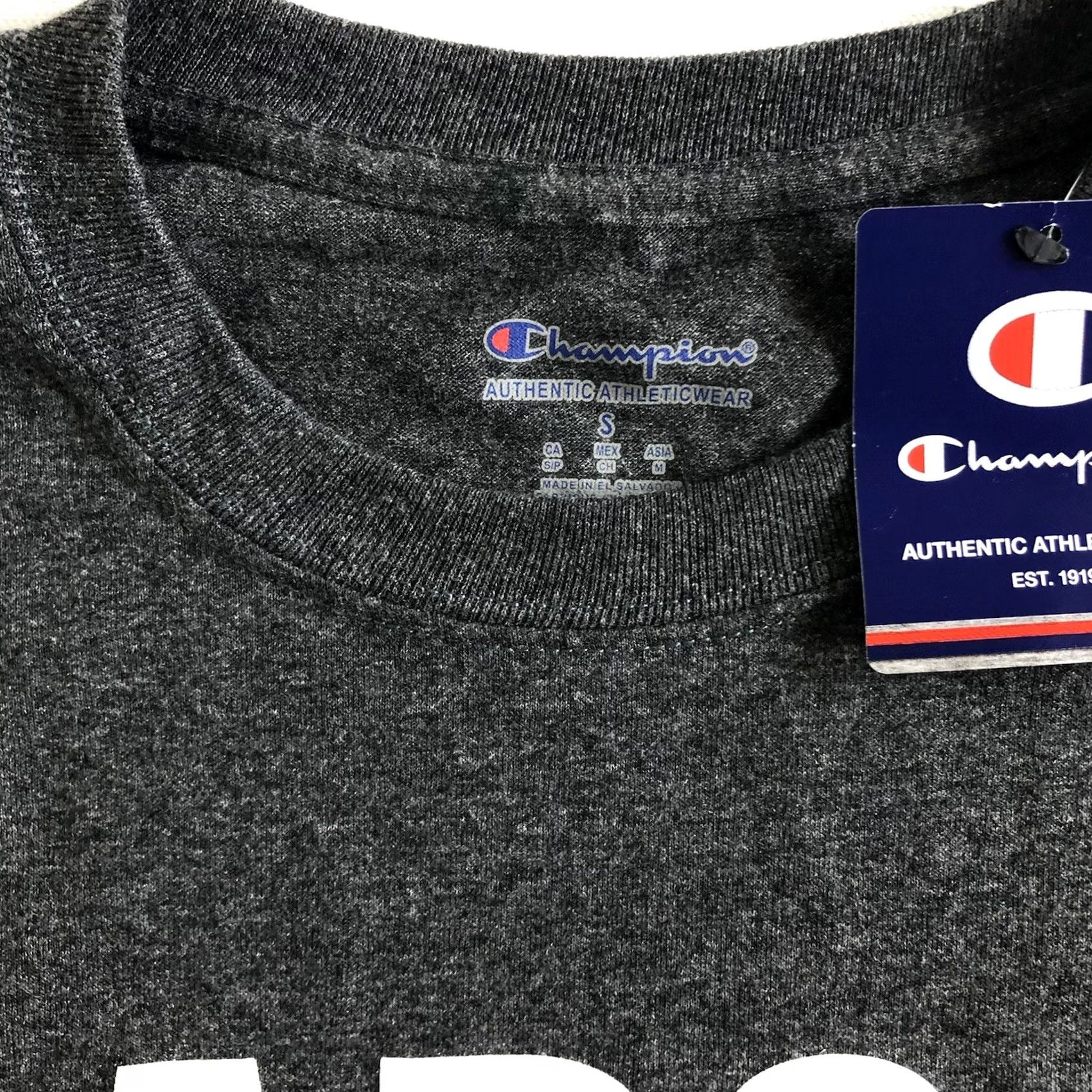 Champion Champion Mens T-Shirt Gray Size Small Abs Rose Logo Graphic Tee Size US S / EU 44-46 / 1 - 4 Thumbnail