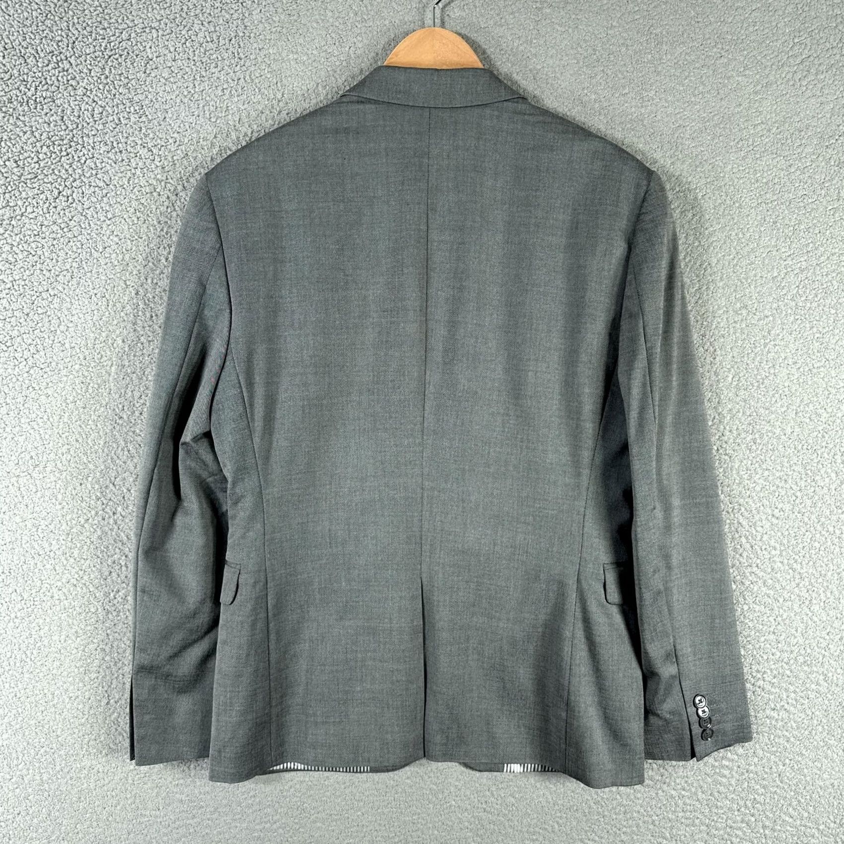 J.Crew J.Crew Loro Piana Ludlow Blazer Mens 42 Slim Wool Sport Coat Gray Size 42R - 2 Thumbnail