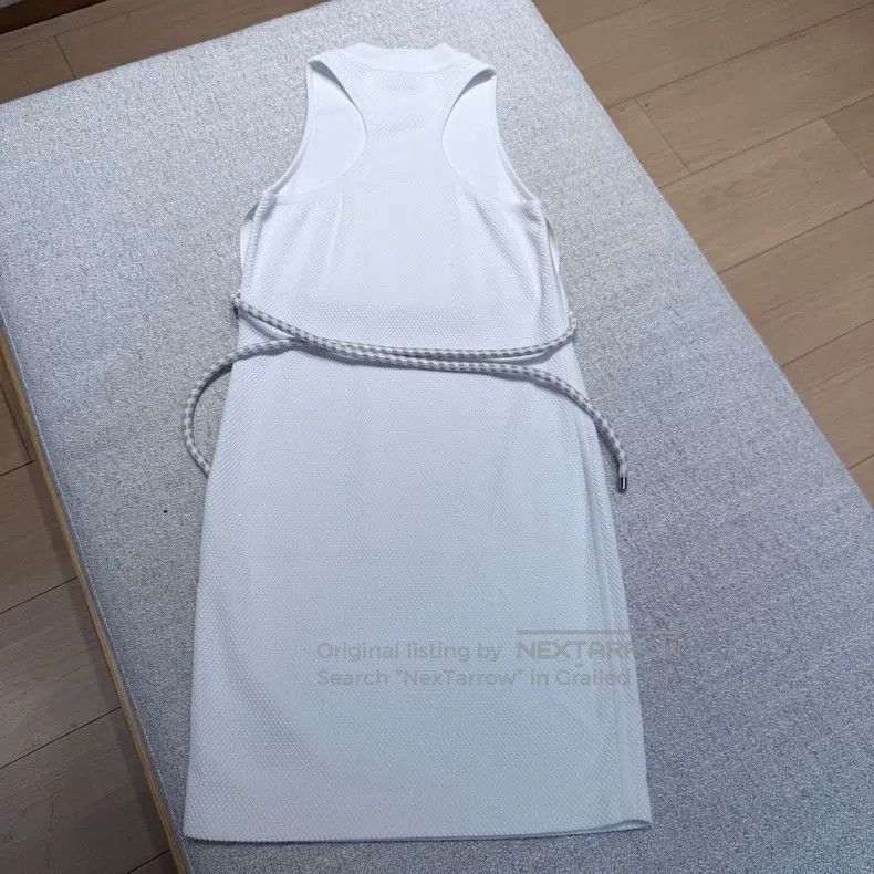 Hermes Hermes White Dress Size XXS / US 00 / IT 34 - 4 Thumbnail
