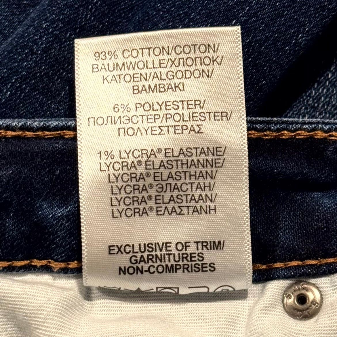 Silver Jeans Co. Silver Jeans Suki Skinny Crop Dark Wash Blue 30 Y2K Western Size 30" / US 8 / IT 44 - 5 Thumbnail