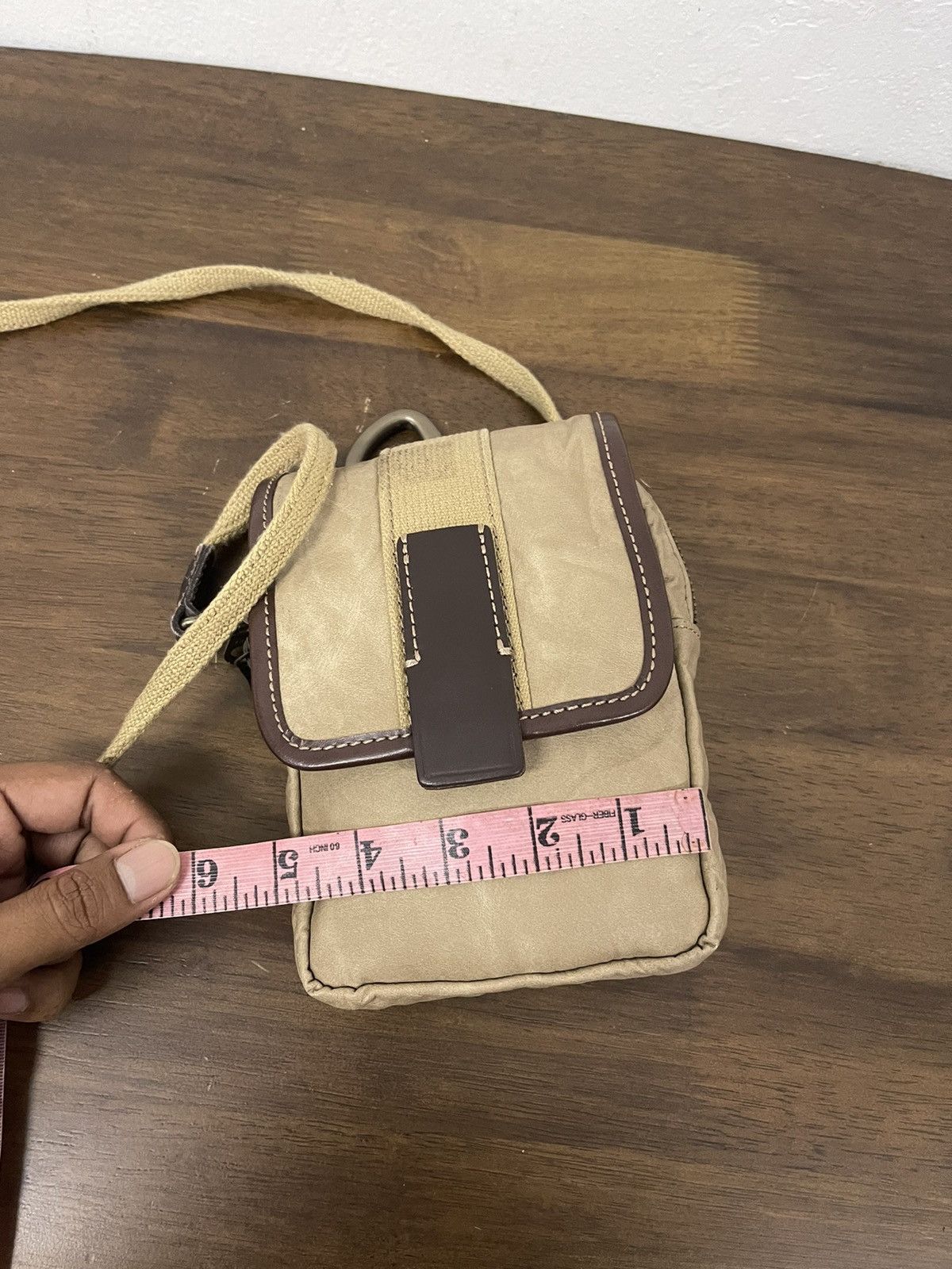 Japanese Brand × Takeo Kikuchi Unisex Takeo Kikuchi Quick Pocket Leather Crossbody bag Size ONE SIZE - 12 Thumbnail