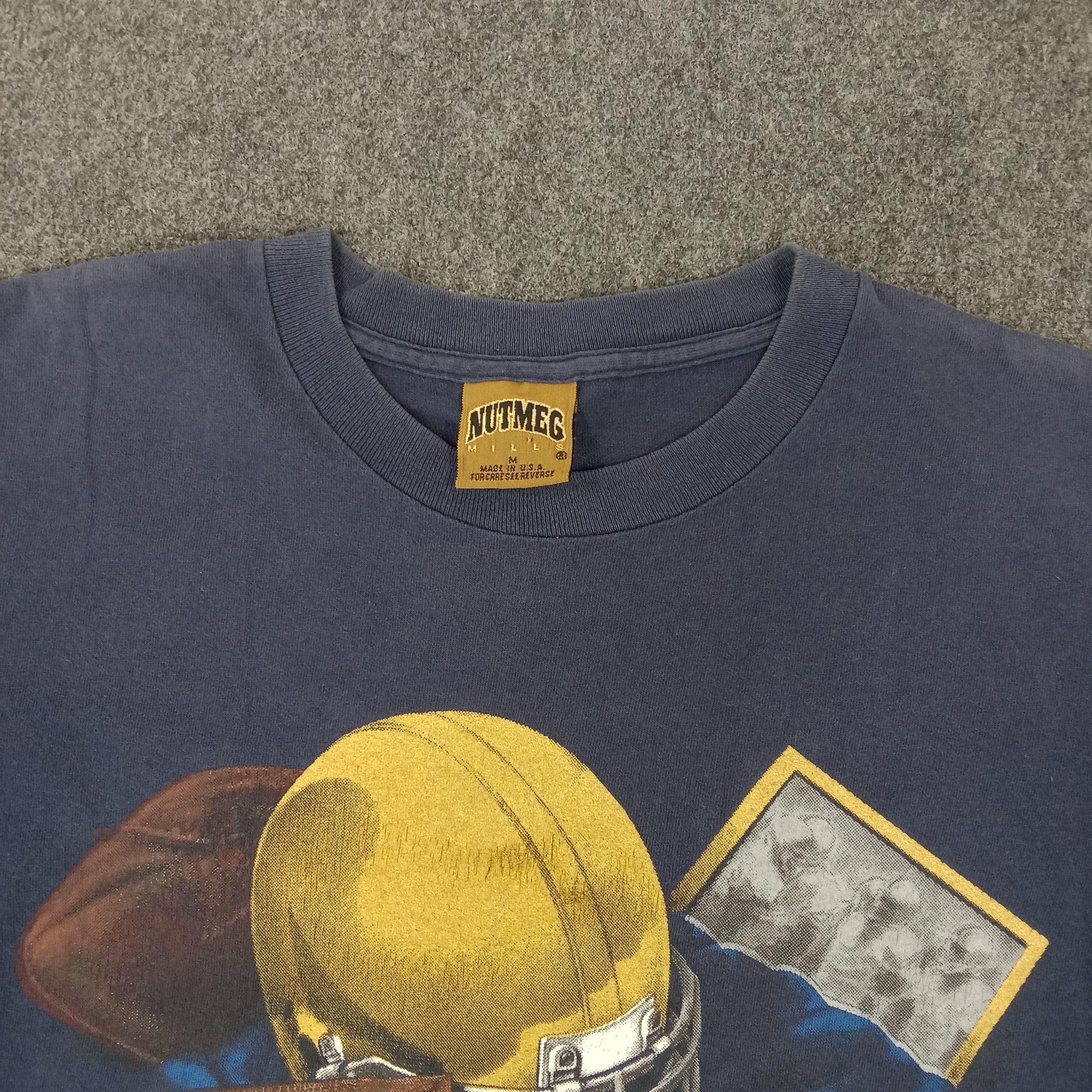 NFL Vintage 90's Notre Dame American NFL Team Tshirt Size US M / EU 48-50 / 2 - 3 Thumbnail