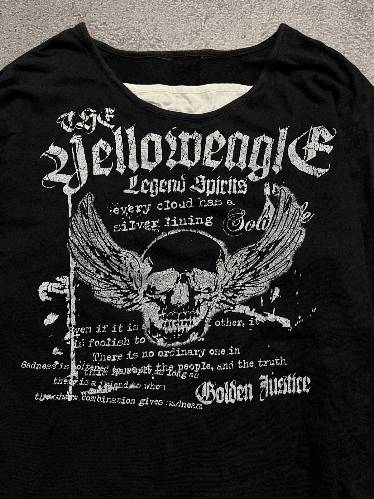 Japanese Brand Japanese The Jelloweagle Poem Long Sleeve Size US L / EU 52-54 / 3 - 4 Thumbnail