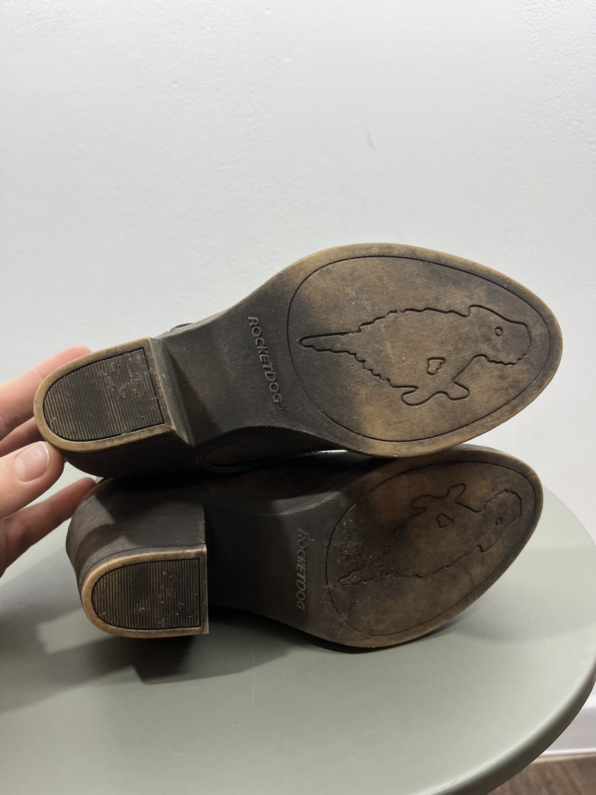 Other Brown Western Ankle Boots Buckle Strap Distressed Heel US5.5 Size US 5.5 / IT 35.5 - 11 Thumbnail