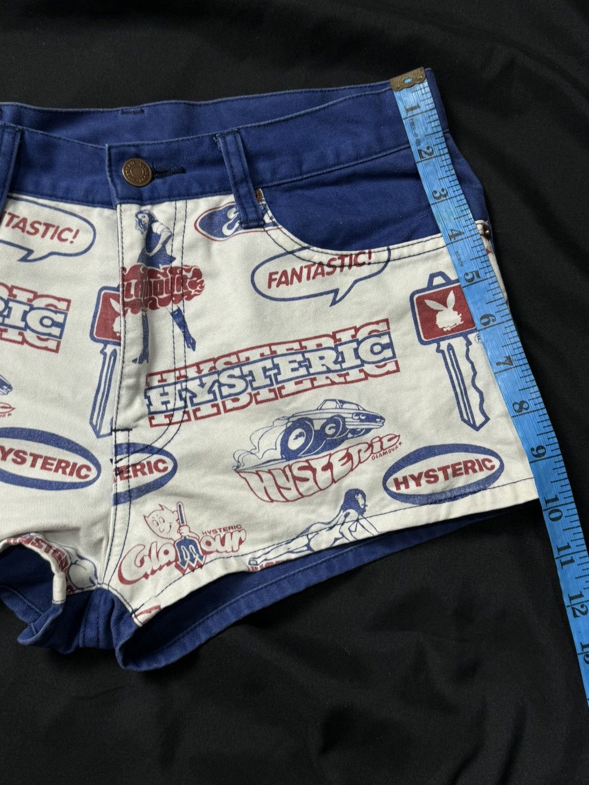 Hysteric Glamour × Japanese Brand Hysteric Glamour Y2K Hot Pants Gothic Styled Size US 28 / EU 44 - 6 Thumbnail