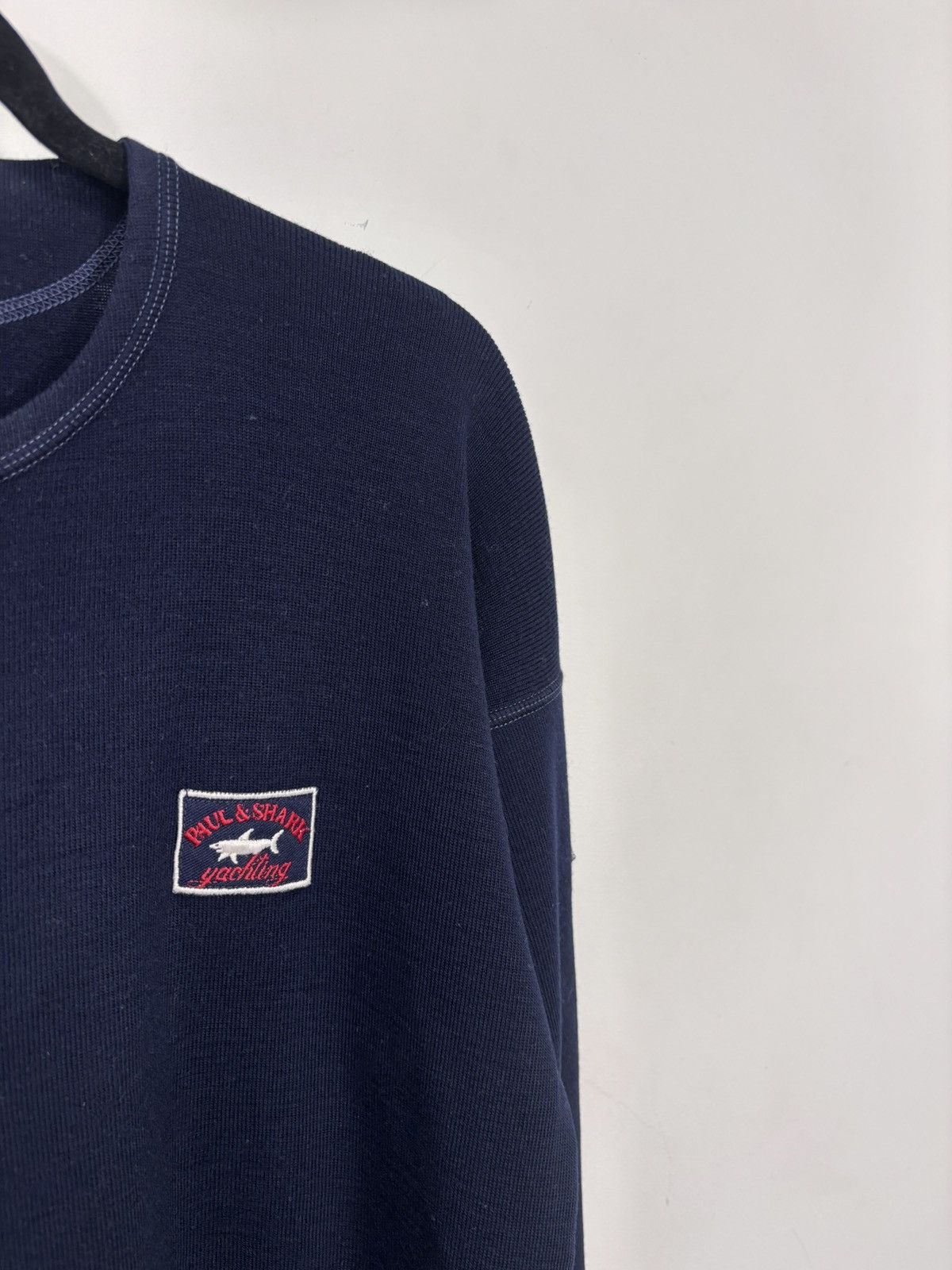 Paul & Shark Vintage Paul & Shark Sportswear Men’s Navy Blue Henley Shirt Size US M / EU 48-50 / 2 - 4 Thumbnail