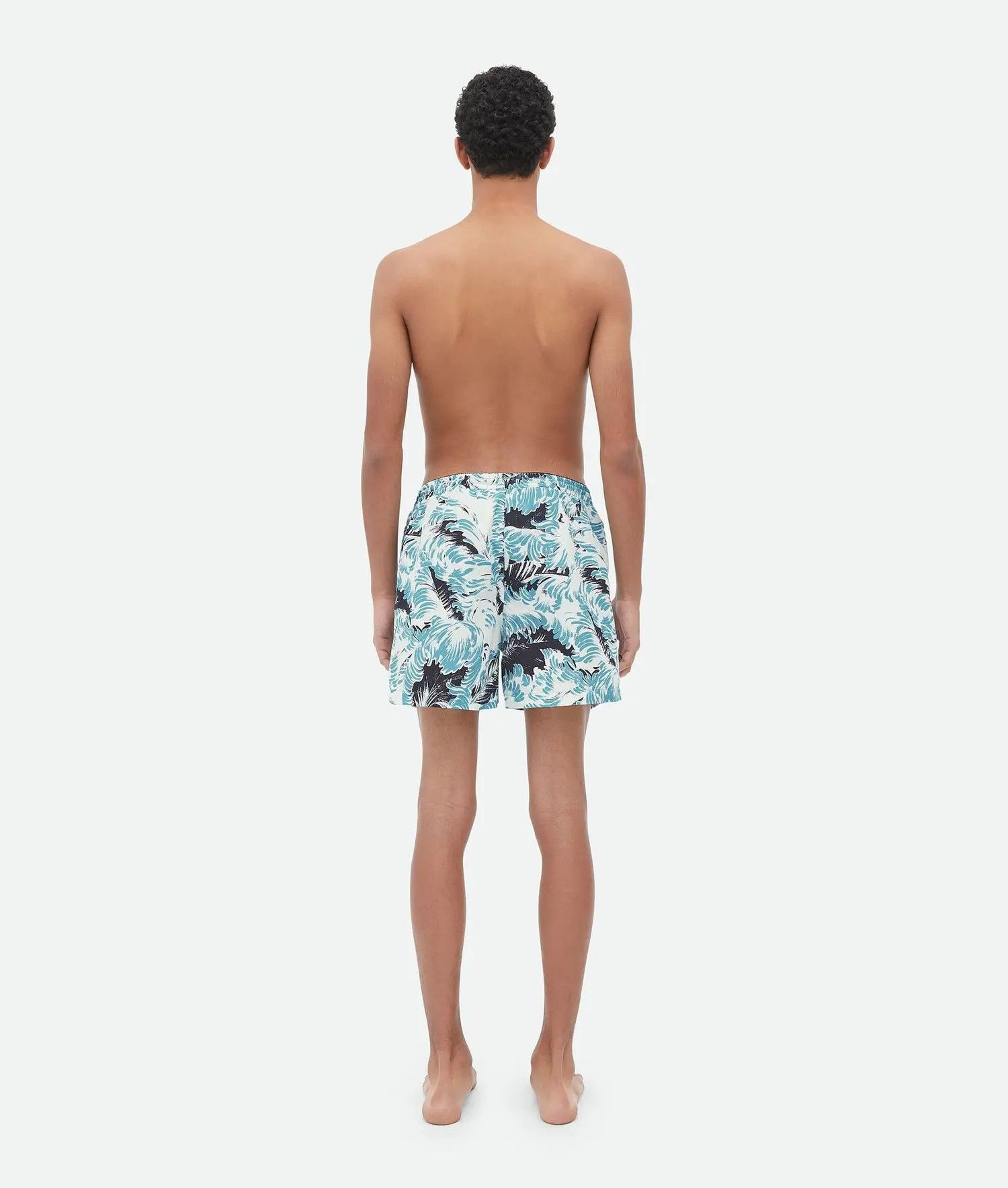 Bottega Veneta o1loc1c0325 729760 Printed Nylon Swim Shorts in Multicolor Size US 36 / EU 52 - 3 Thumbnail