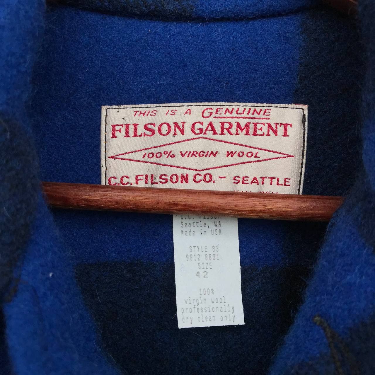 Filson RARE VINTAGE FILSON PIRATE CRUISER PLAID VIRGIN WOOL Size US L / EU 52-54 / 3 - 2 Thumbnail