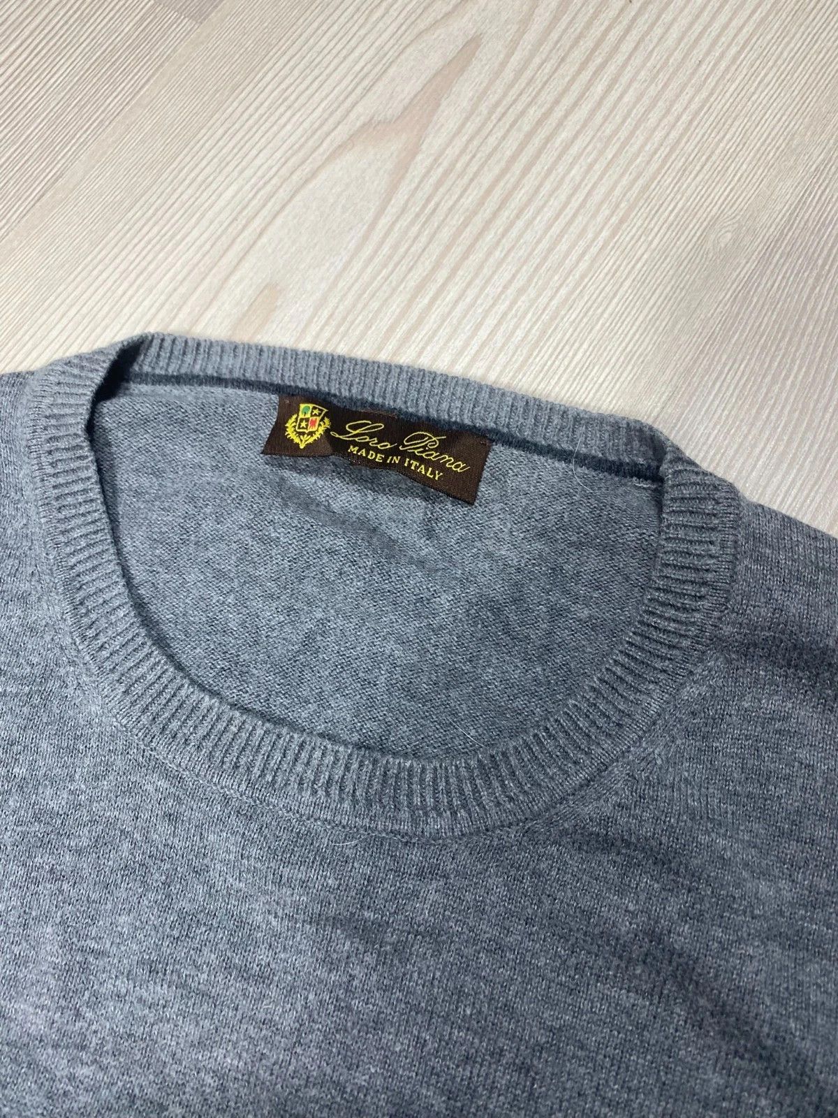 Loro Piana Loro Piana Sweater Cotton 100% Gray Size US M / EU 48-50 / 2 - 3 Thumbnail