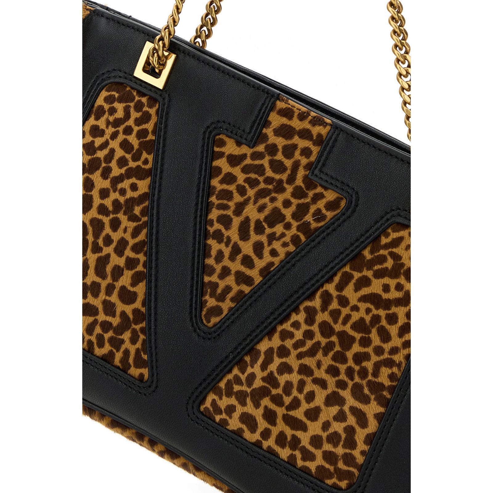 Valentino VALENTINO GARAVANI Viva Superstar Black/Brown Tote Bag New Size ONE SIZE - 4 Thumbnail