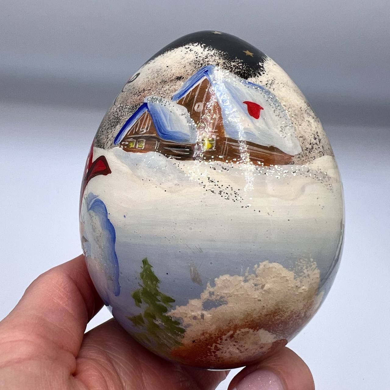 Handmade × Vintage Vintage Hand Painted Wooden Wood Lacquer Figure Souvenir Size ONE SIZE - 5 Thumbnail