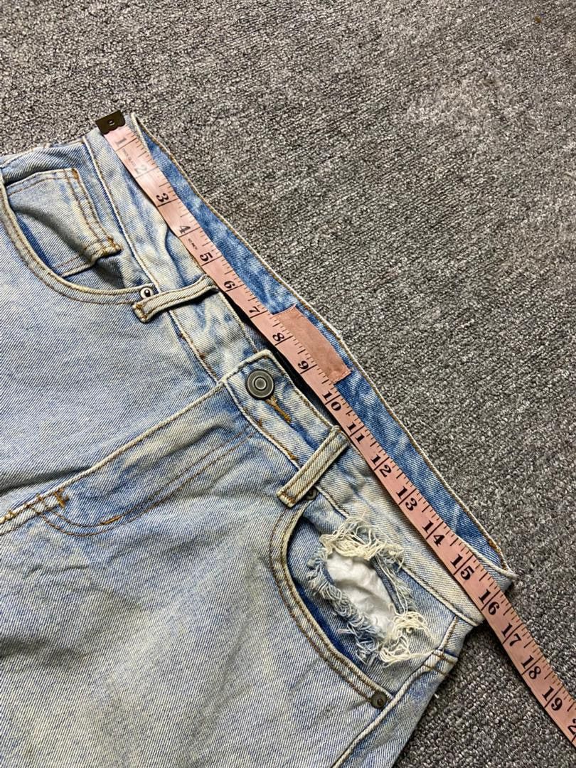 Japanese Brand Japanese Brand Distressed Ripped Denim Jeans (186) Size US 32 / EU 48 - 8 Thumbnail