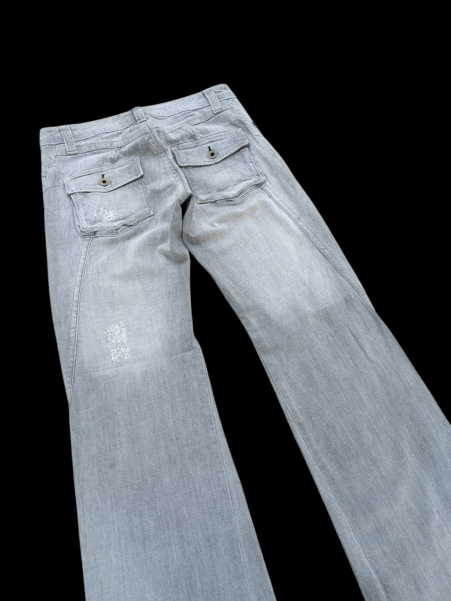 If Six Was Nine × Japanese Brand × Tornado Mart Vintage Camel Road Distressed Flare Jeans Size US 30 / EU 46 - 17 Thumbnail