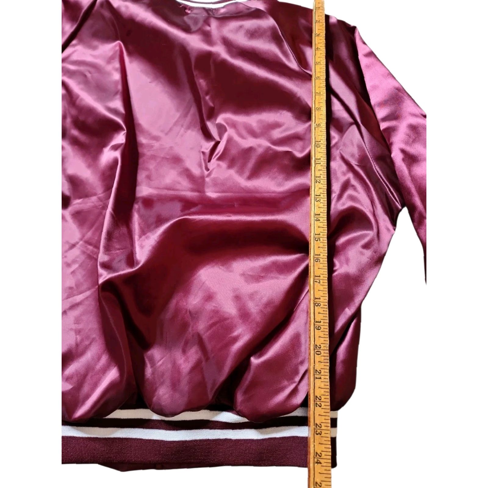 Vintage VINTAGE Florida Power Construction Nylon Snap Jacket 80s Bomber Mens XL Red Auburn Size US XL / EU 56 / 4 - 3 Thumbnail